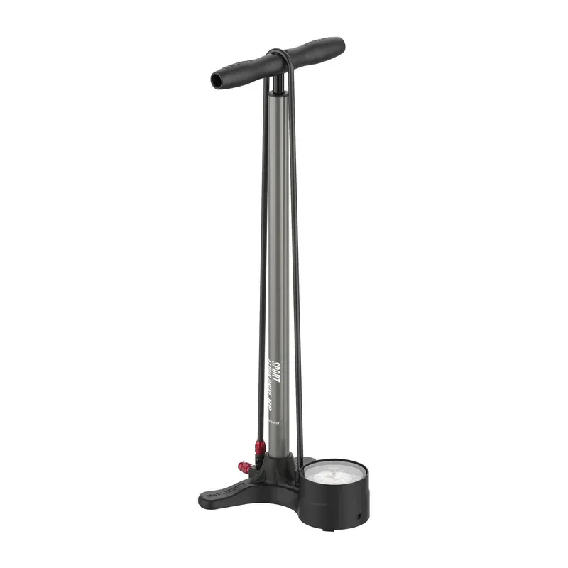 Lezyne Sport Floor Drive 3.5 Floor Pump w/ Gage in Silver