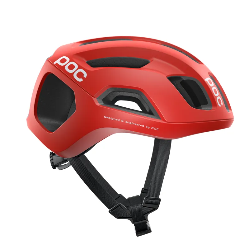 POC Ventral AIR SPIN Road Helmet in Red-1
