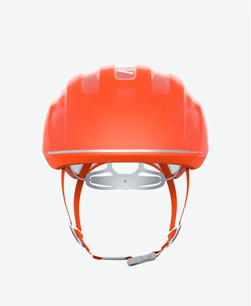 POC Ventral Tempus SPIN Covered Road Helmet in Orange-1