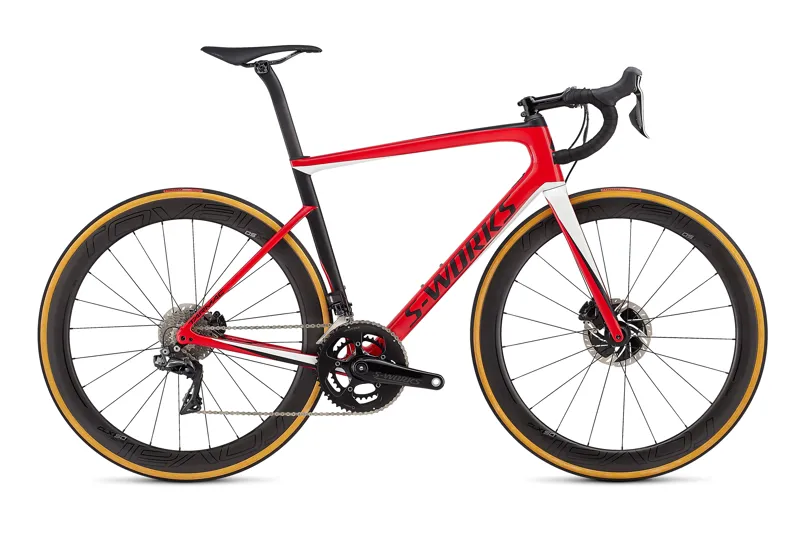 2018 Specialized S-Works Tarmac Disk Carbon Mens Road Bike in Red