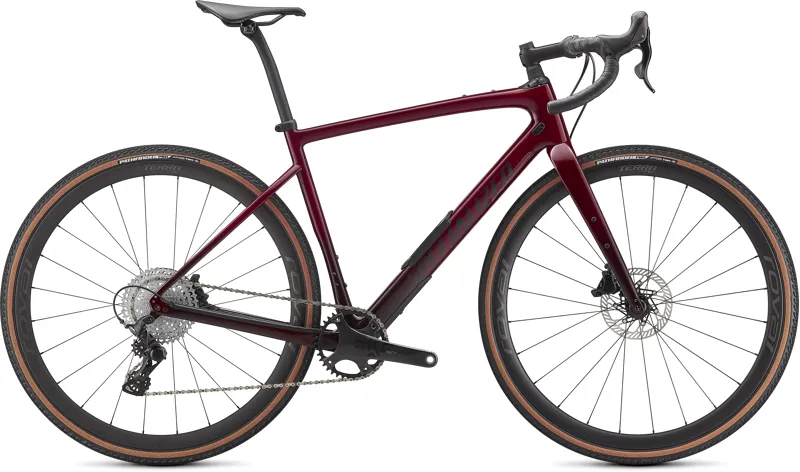 2021 Specialized Diverge Pro Carbon Campagnolo LTD Gravel Bike in Red