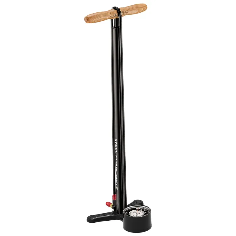 Lezyne Steel Floor Drive Tall in Black
