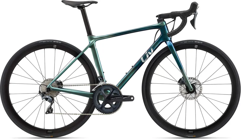 2022 Liv Langma Advanced Pro 1 Disk Womens Race Bike in Green
