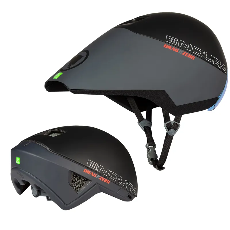 Endura D2Z Aeroswitch TT and Road Helmet in Black-8