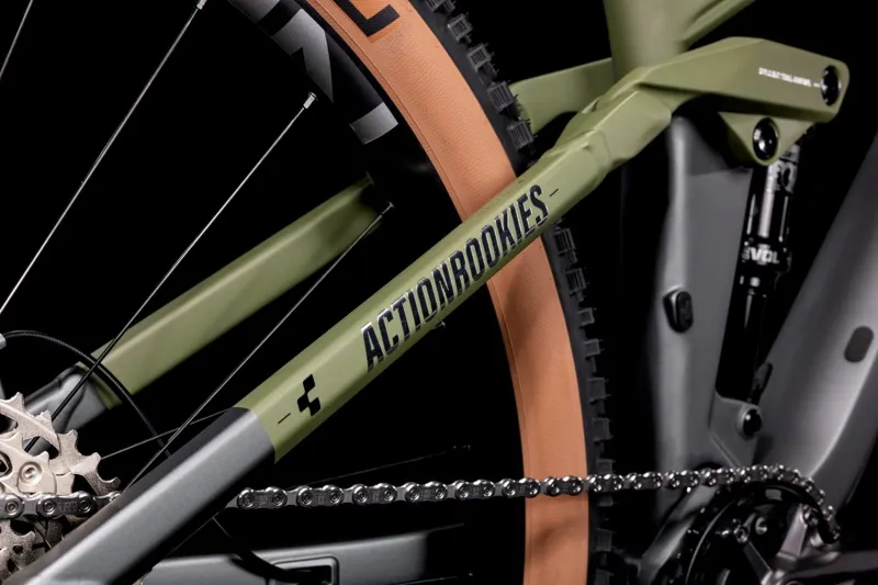 2022 Cube Stereo 140 HPC Rookie Kids Mountain Bike in Gray-1