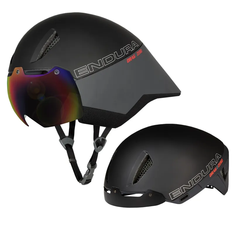 Endura D2Z Aeroswitch TT and Road Helmet in Black