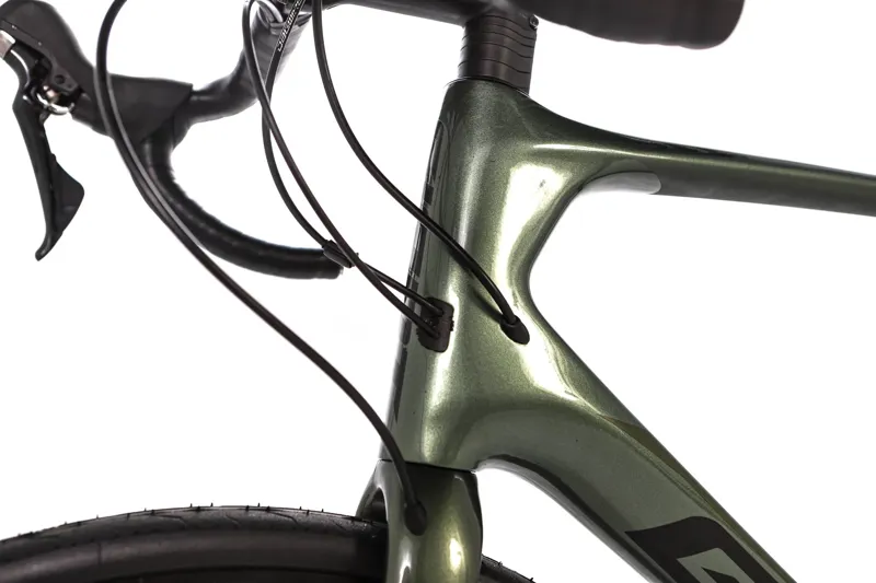 2021 Giant Defy Advanced 1 Road Bike in Green-1