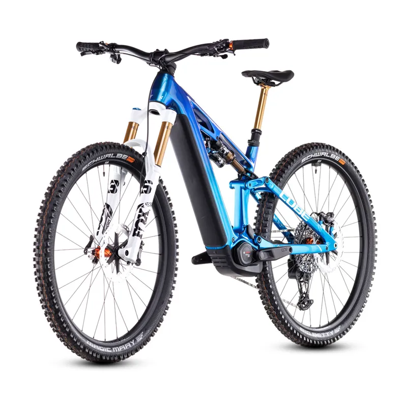 2025 Cube Stereo Hybrid One44 HPC AT eMTB in Actionteam-5