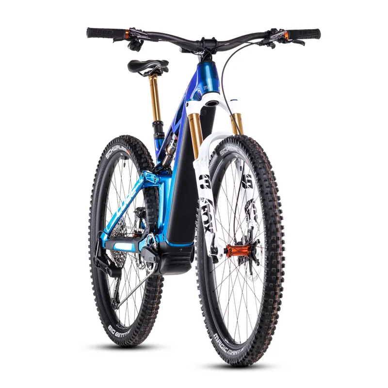 2025 Cube Stereo Hybrid One44 HPC AT eMTB in Actionteam-2