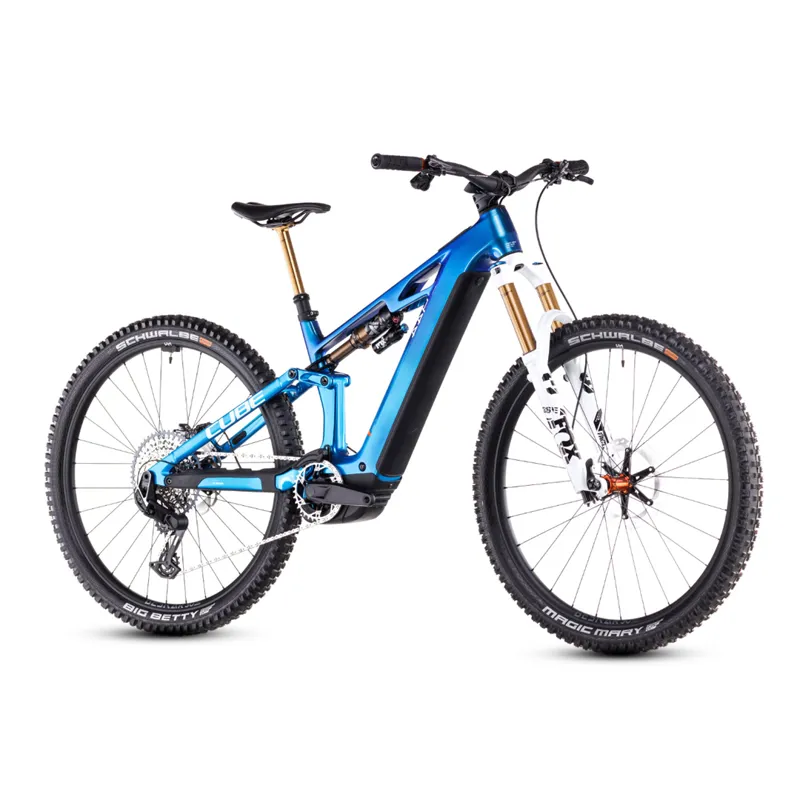 2025 Cube Stereo Hybrid One44 HPC AT eMTB in Actionteam-1