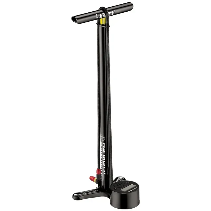 Lezyne CNC Digital Floor Drive in Black
