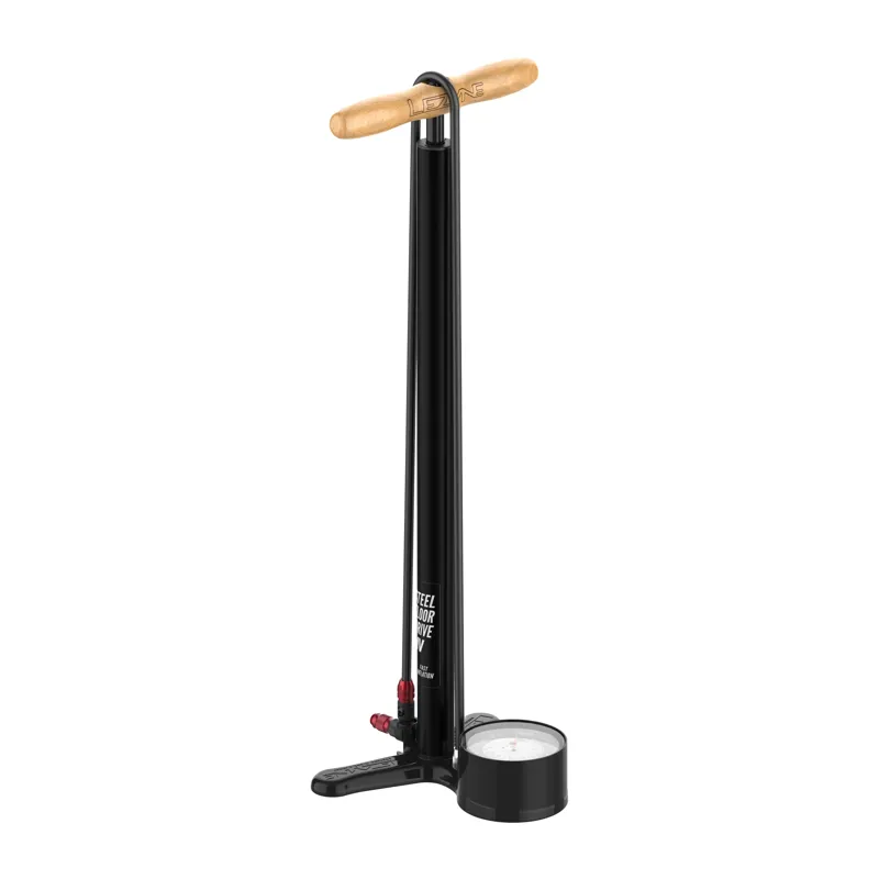 Lezyne Steel Floor Drive HV in Black