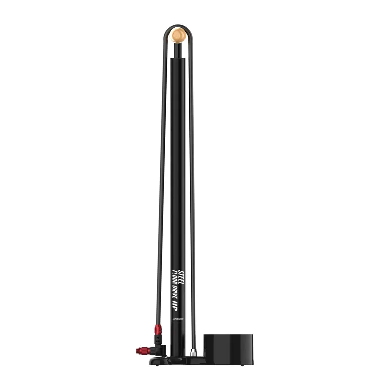 Lezyne Steel Floor Drive Tall in Black-1