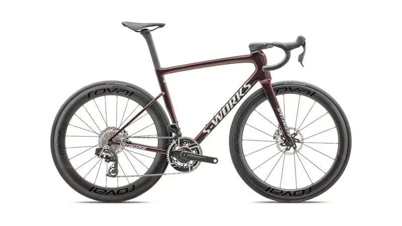 Specialized S-Works Tarmac SL8 SRAM RED AXS in Solidity/Red to Black/White Silver