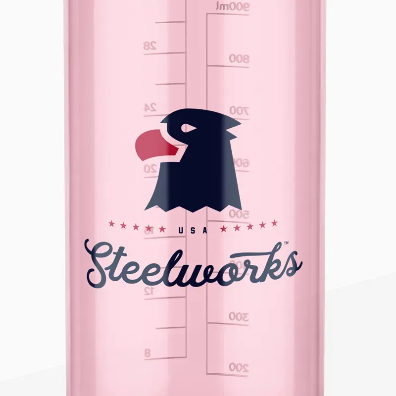 Steelworks USA Custom Nalgene Waterbottle 32oz/1000ml in Red-2