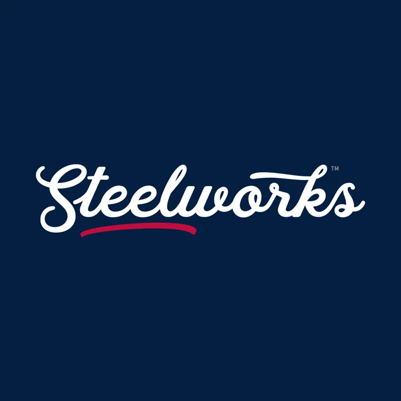 Steelworks USA Mens Tee in Navy Blue-7