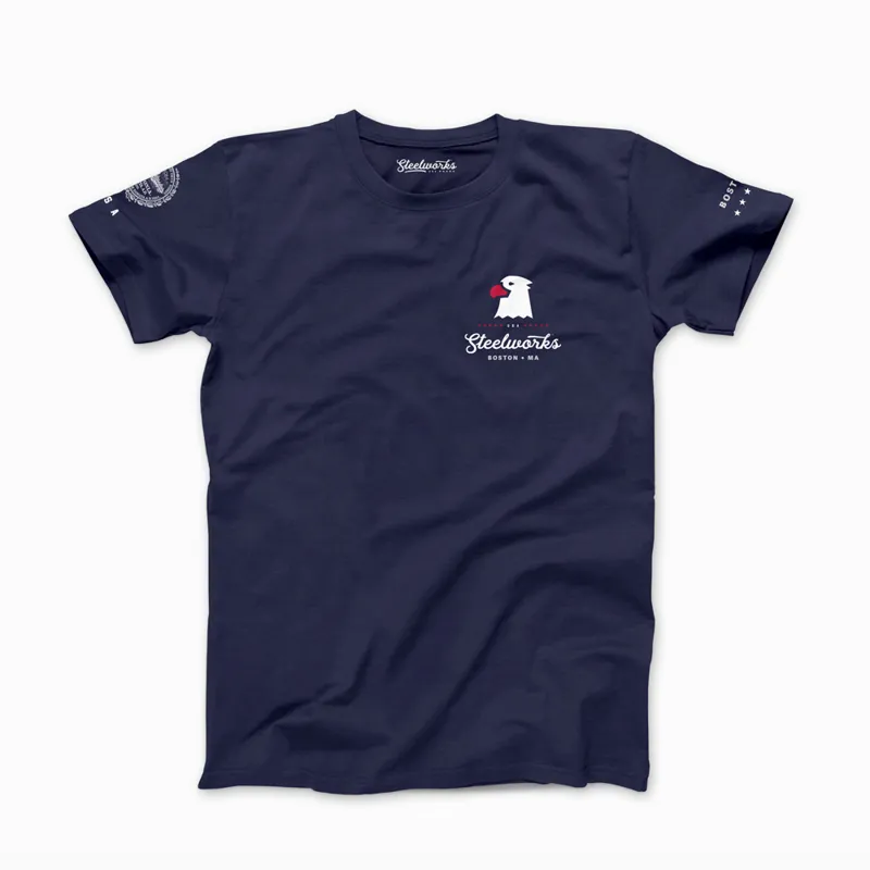 Steelworks USA Wordmark BOS Tee