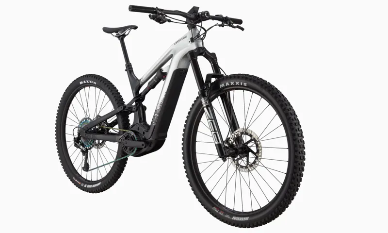 2021 Cannondale Moterra Neo Carbon 1 Electric Mountain Bike in Silver-5