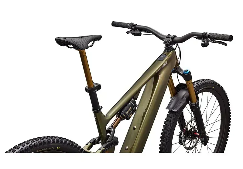 Specialized S-Works Turbo Levo 4 eMountain Bike in Laurel Green Metallic-4